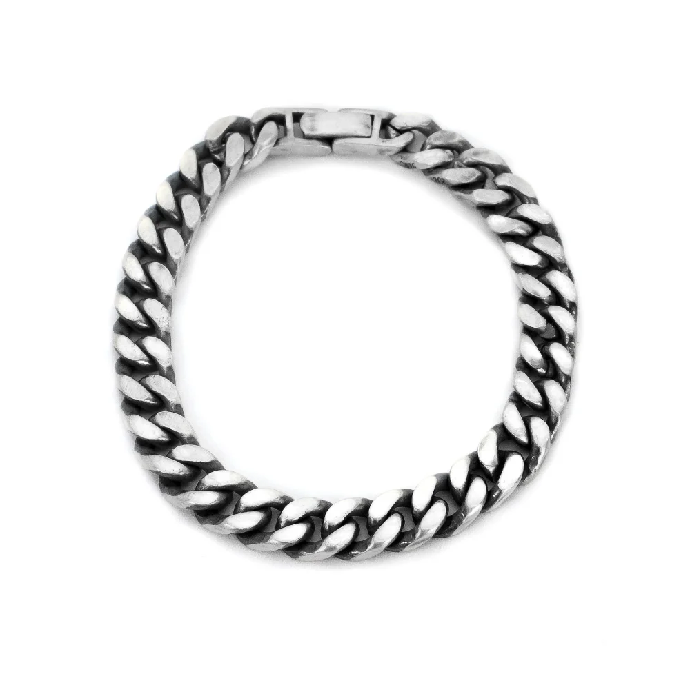 HR 189B_Silver Chain Bracelet (Silver 925)