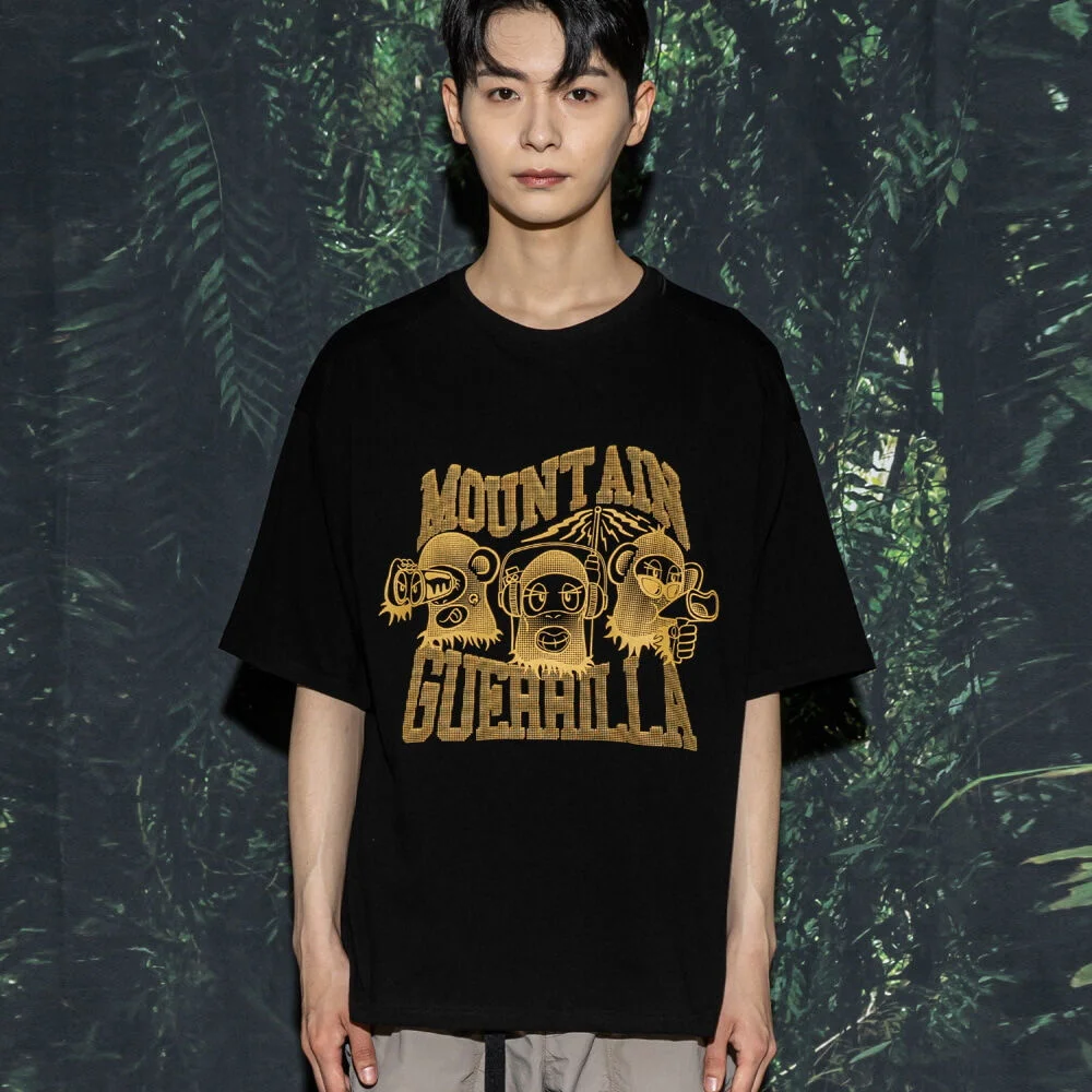 Monkey Guerrilla T恤 (BLACK)