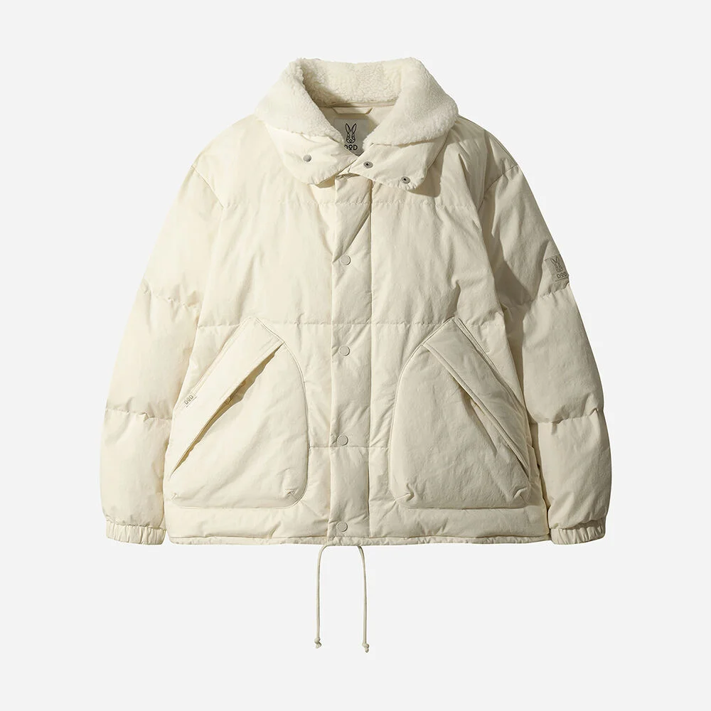 Kona High Warm D7 衣領 羽絨外套(IVORY)