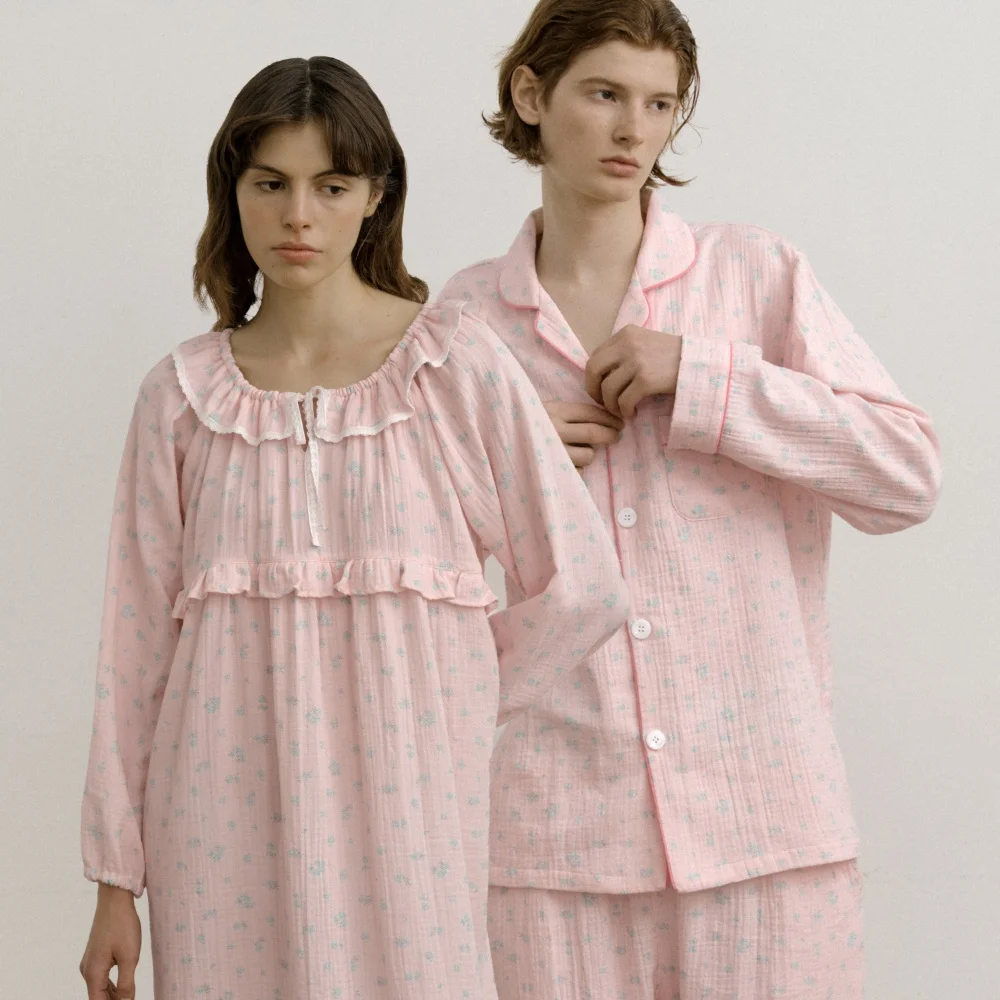 (couple) Haze Pajama Set + One-piece