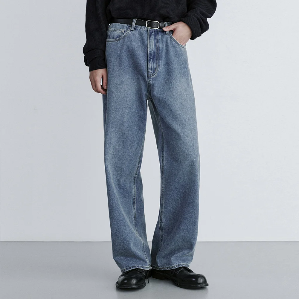 EXTRA WIDE DENIM PANTS