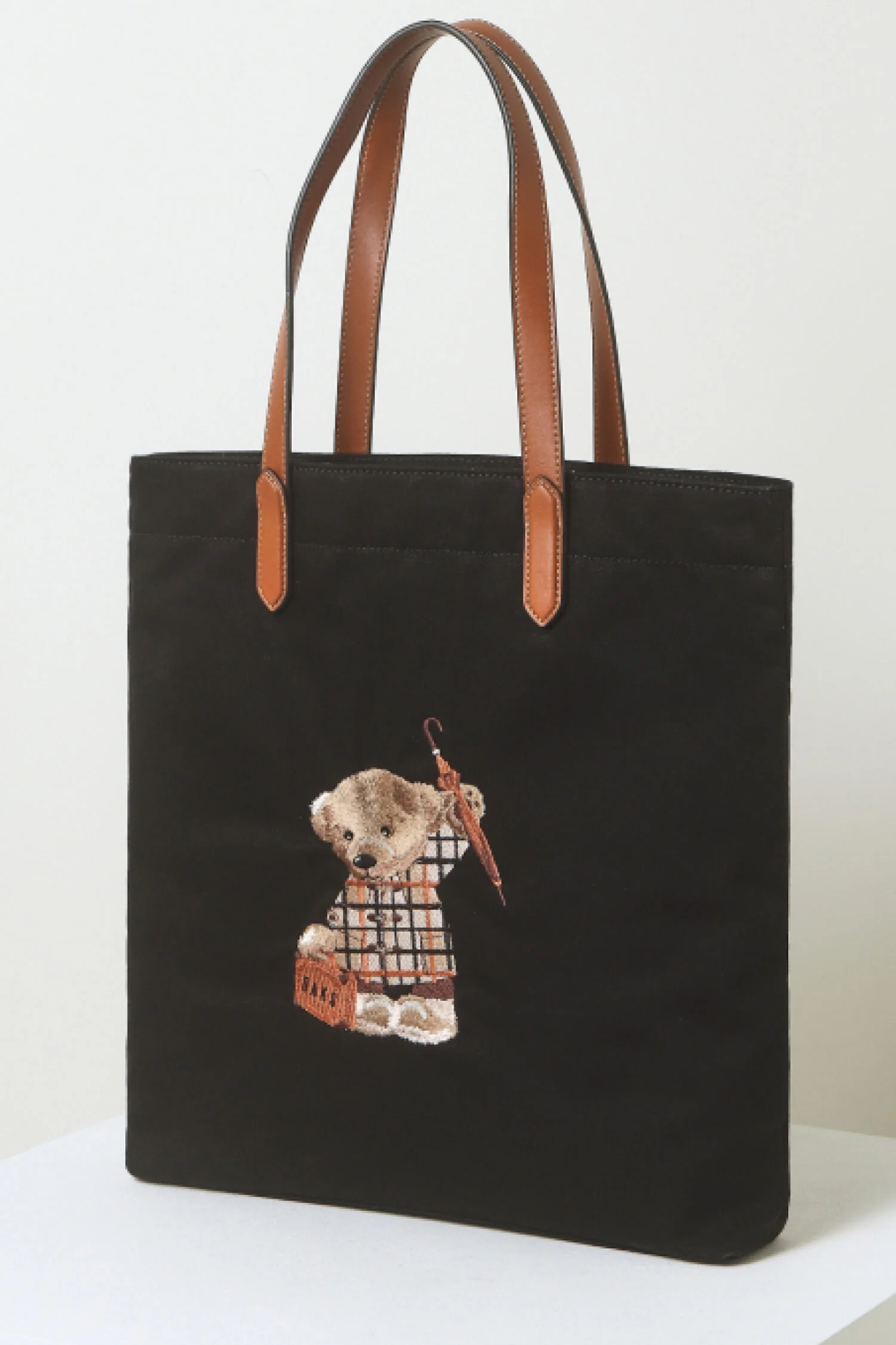 黑色 小熊 刺繡裝飾 DBBA5E915BK