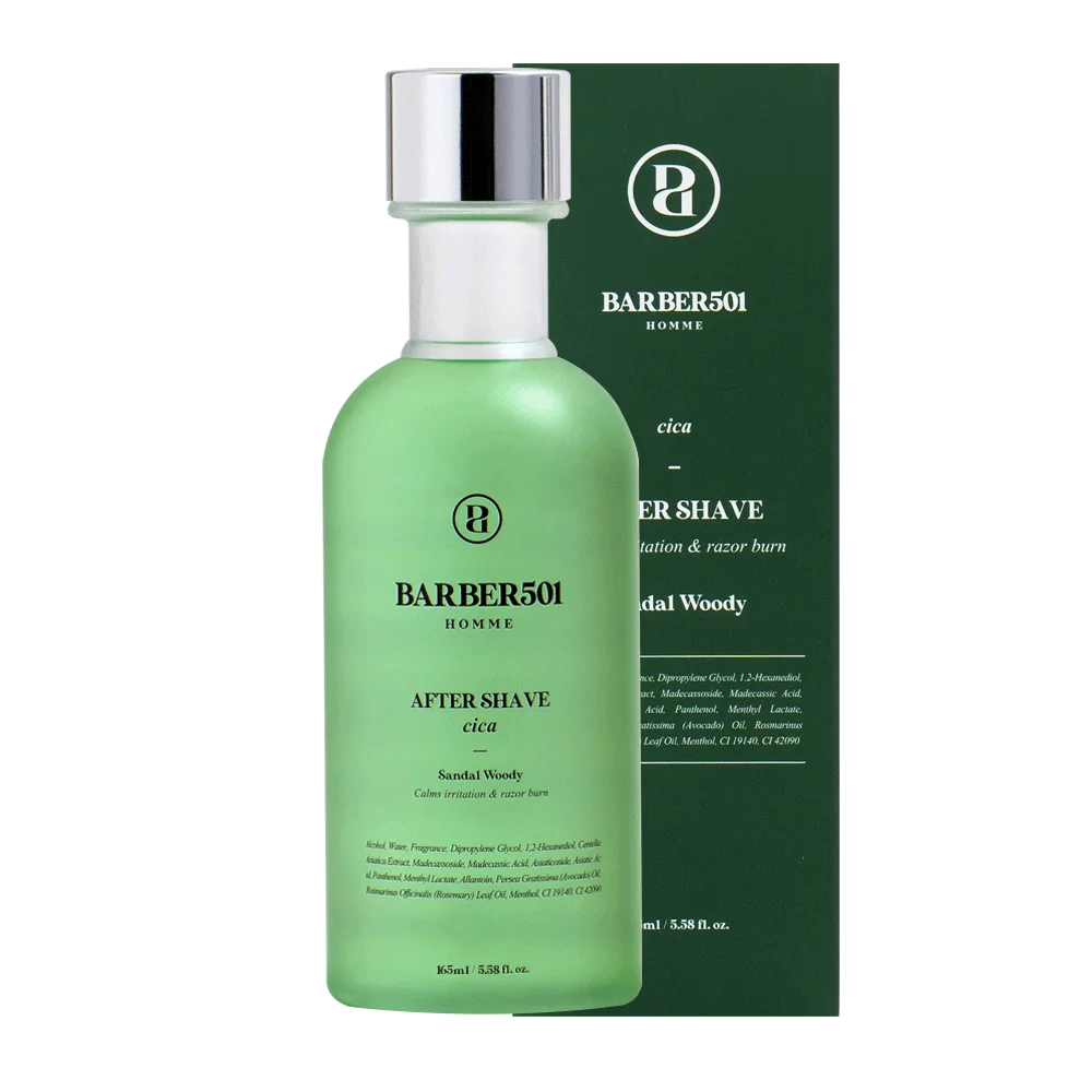 Barber 501 鬚後水 綠色