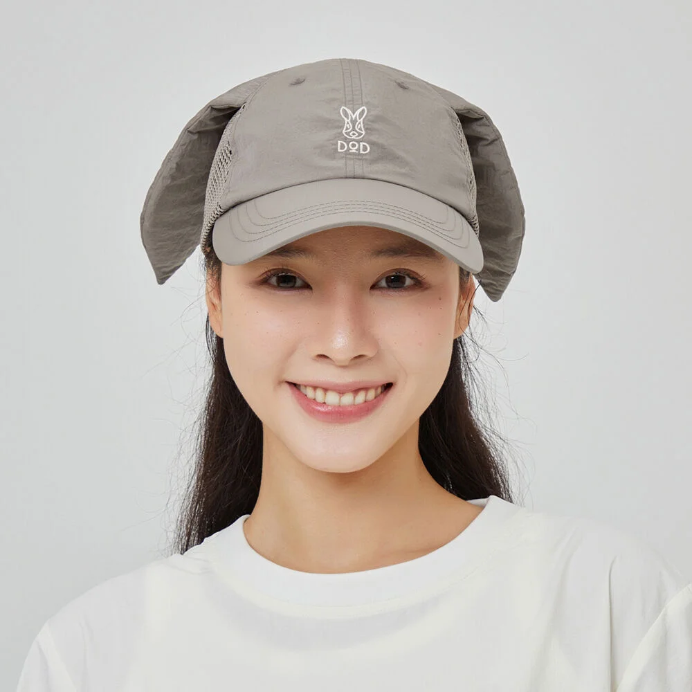 兔子 網布 棒球帽(GREY)