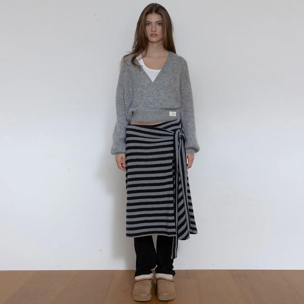 SOFT TIE SKIRT (BLACK)
