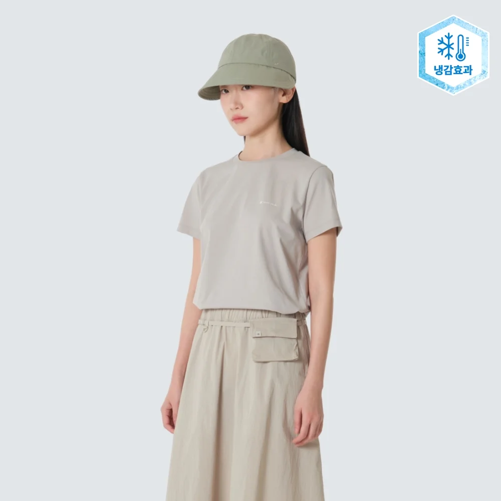 Regen 速乾 女裝 修身版型 短袖 T恤 Light Beige (S26MWTTS51)