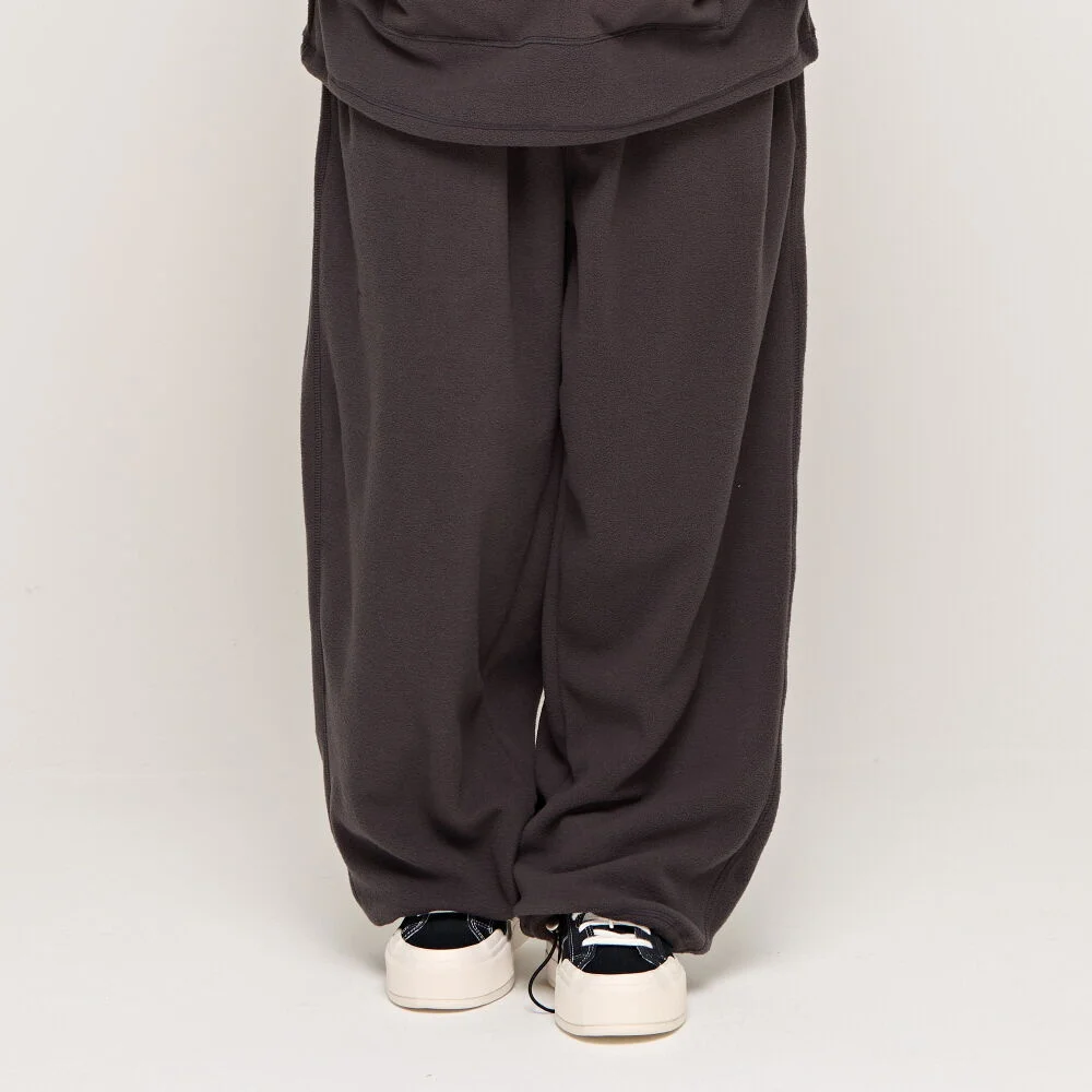 CB FLEECE STRING PANTS (CHARCHOL)