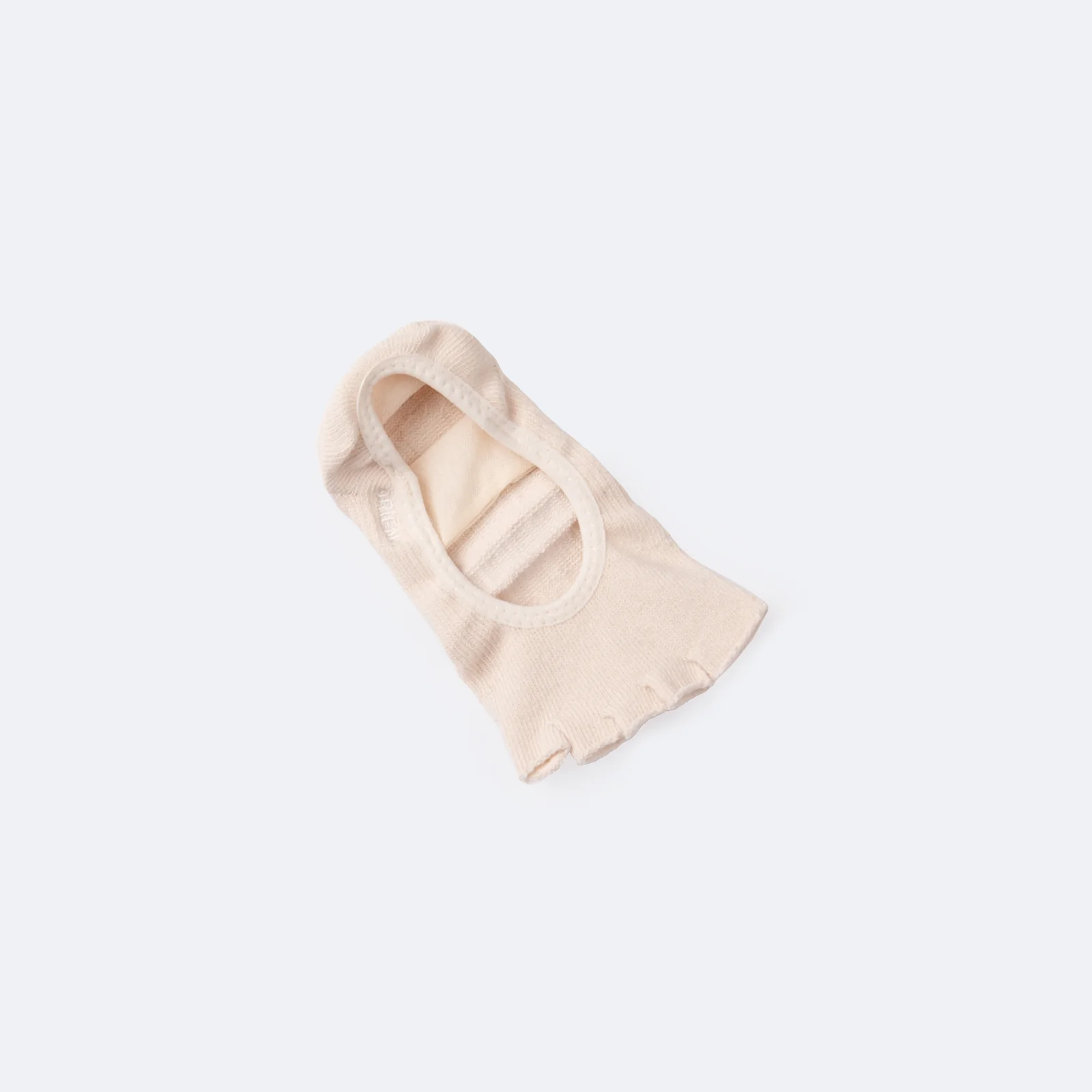 防滑 半頭 網眼 襪 (Cream)