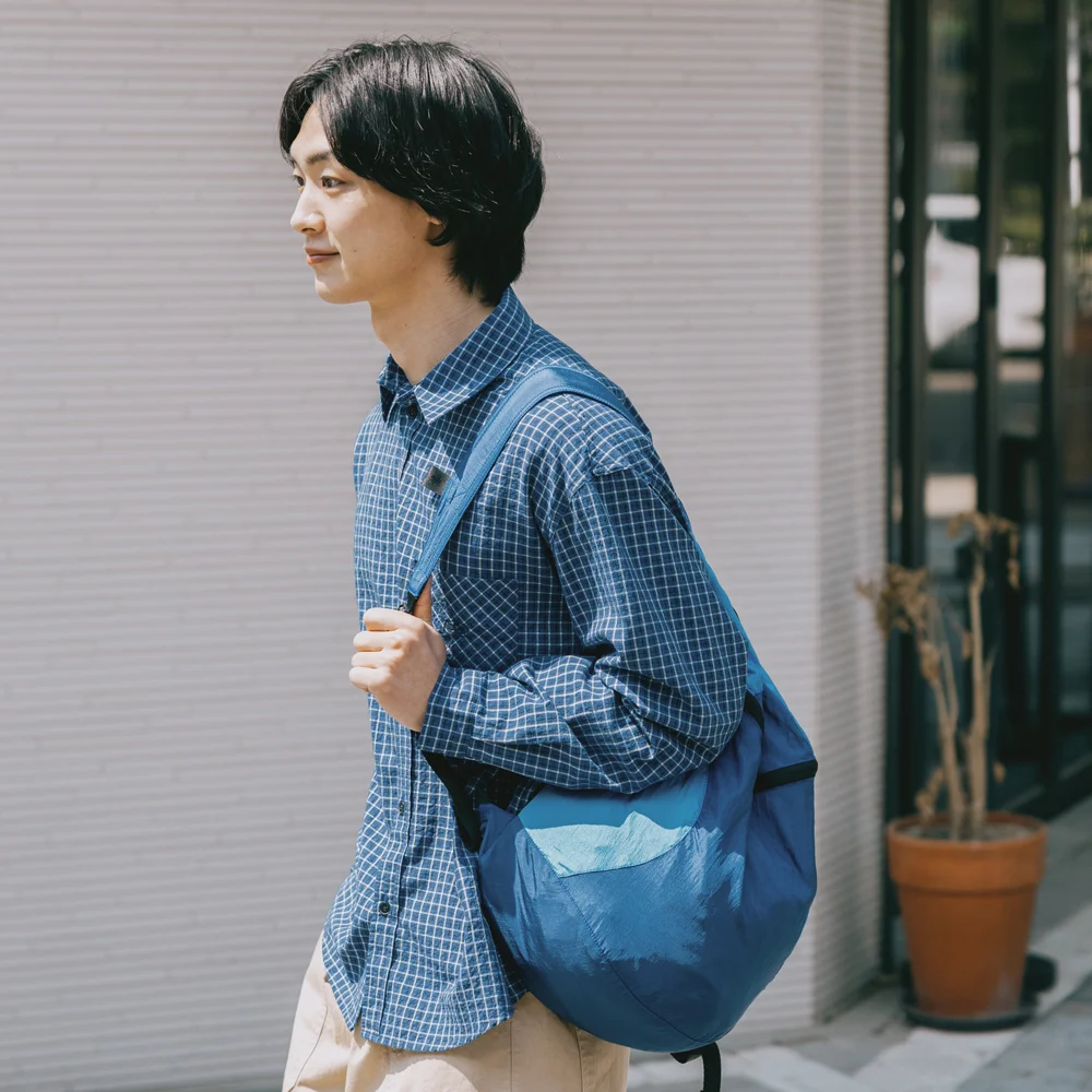 VINTAGE CHECK SHIRT (NAVY)