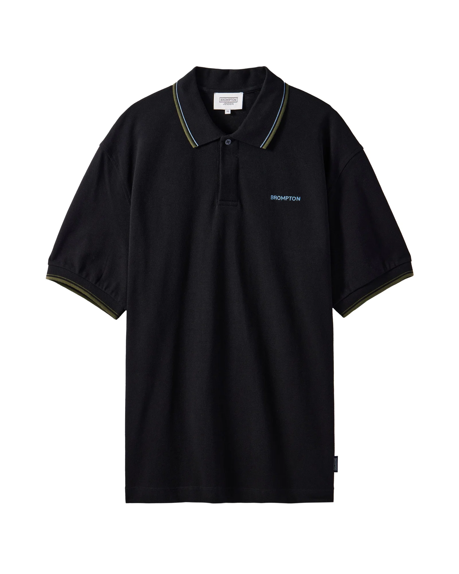 COLLAR T-SHIRT - BLACK (P242MPL510)