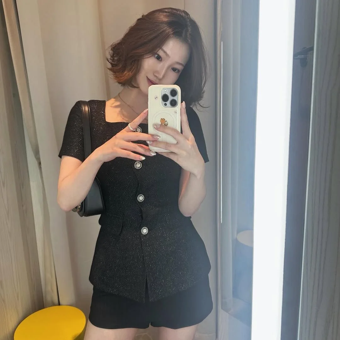 Jennie 粗花呢 外套_2COLORS