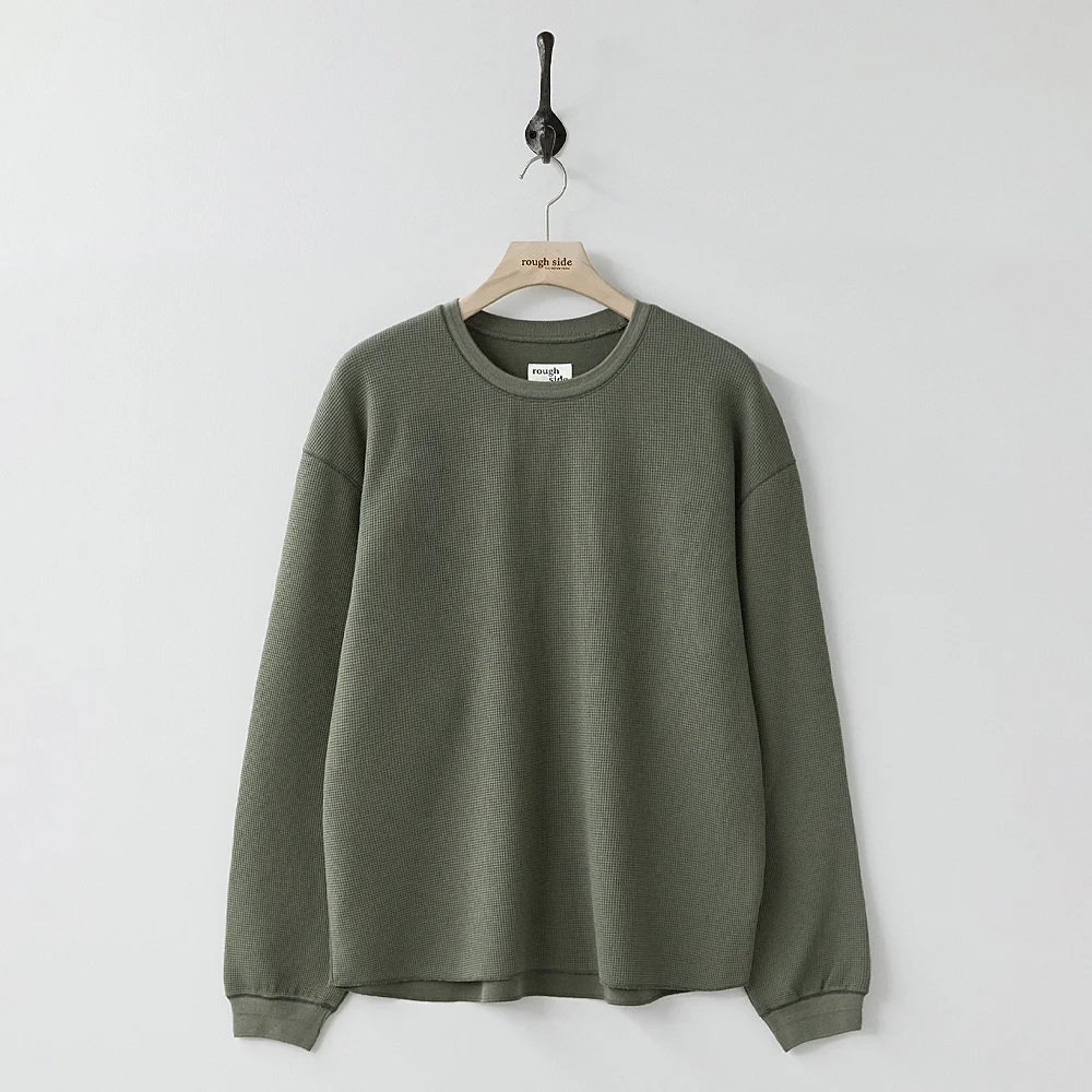 Waffle Long Sleeve Olive