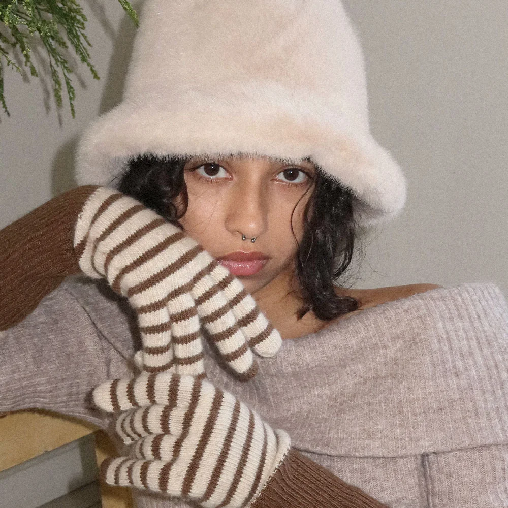 Fur Bucket Hat (4 Color)