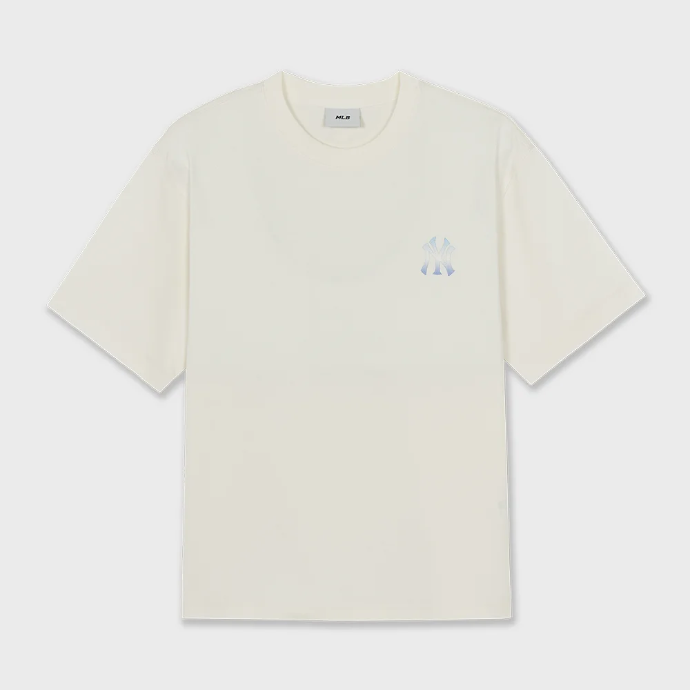 Monogram 漸層 Big Lux 半 寬鬆版型 短袖 T恤 NY (Cream)