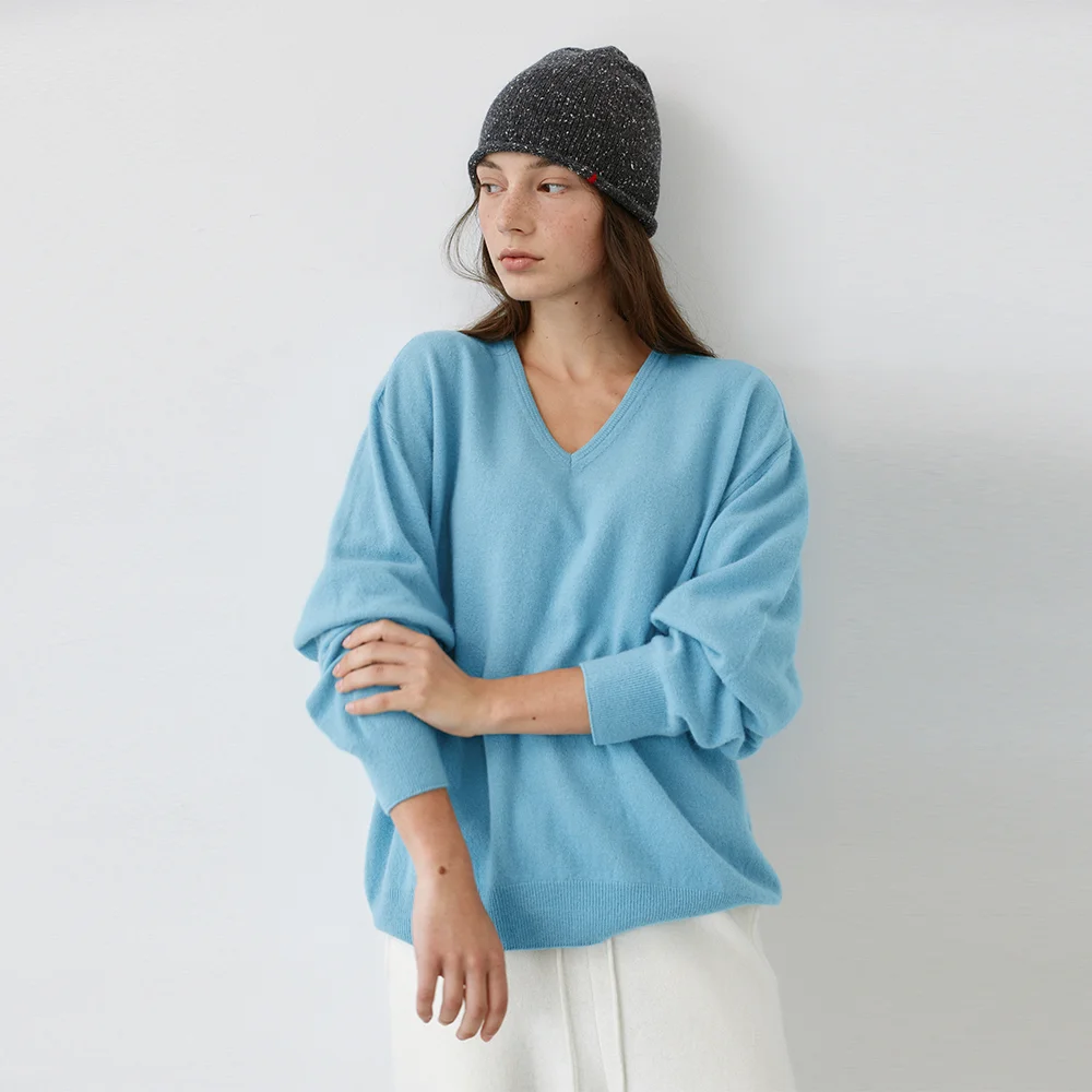 Plume V-neck (4color)
