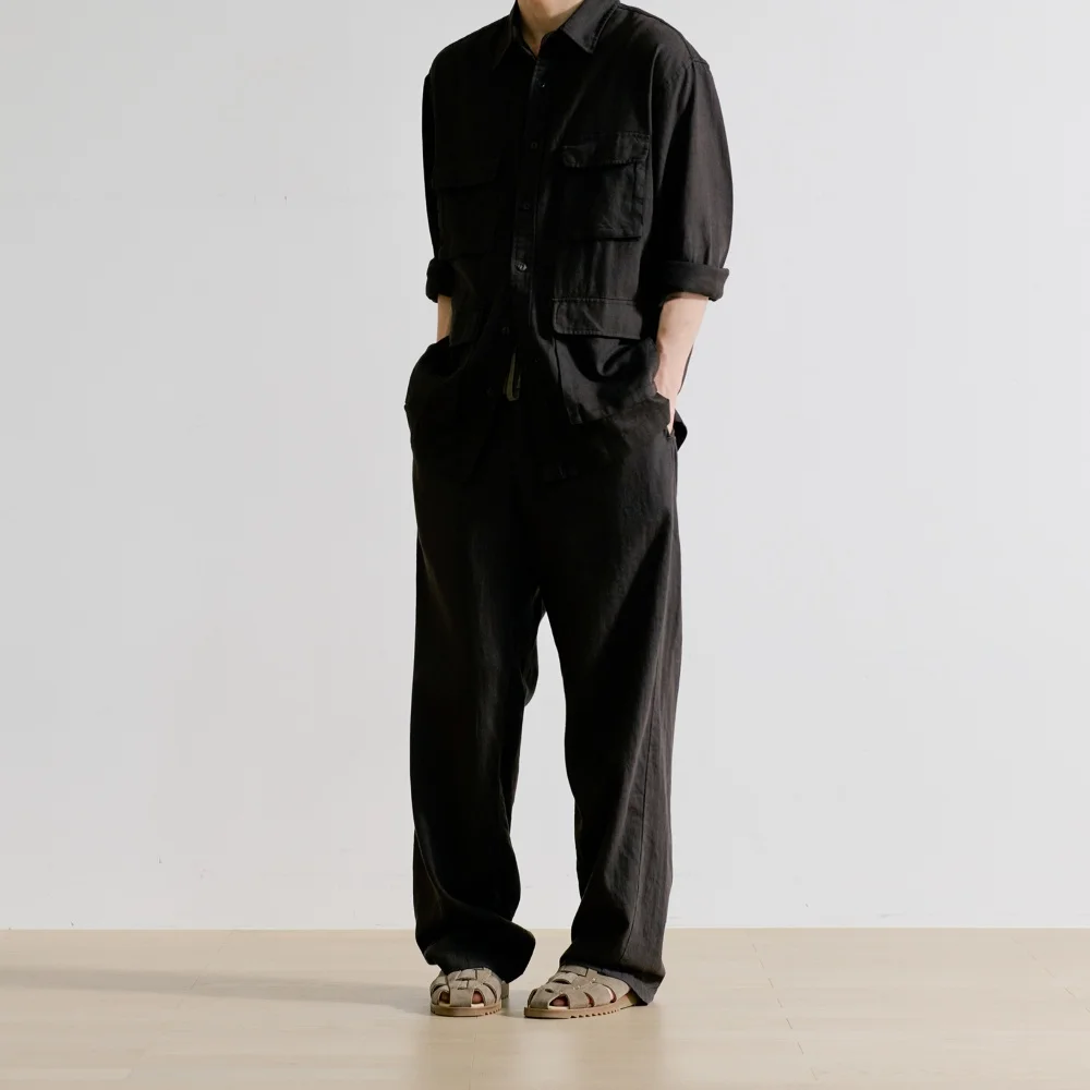 LINEN EASY PANTS