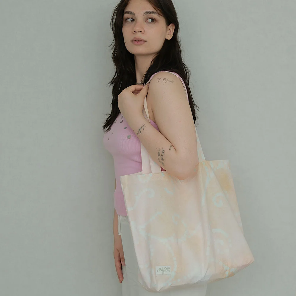 Wing trace eco bag - Apricot