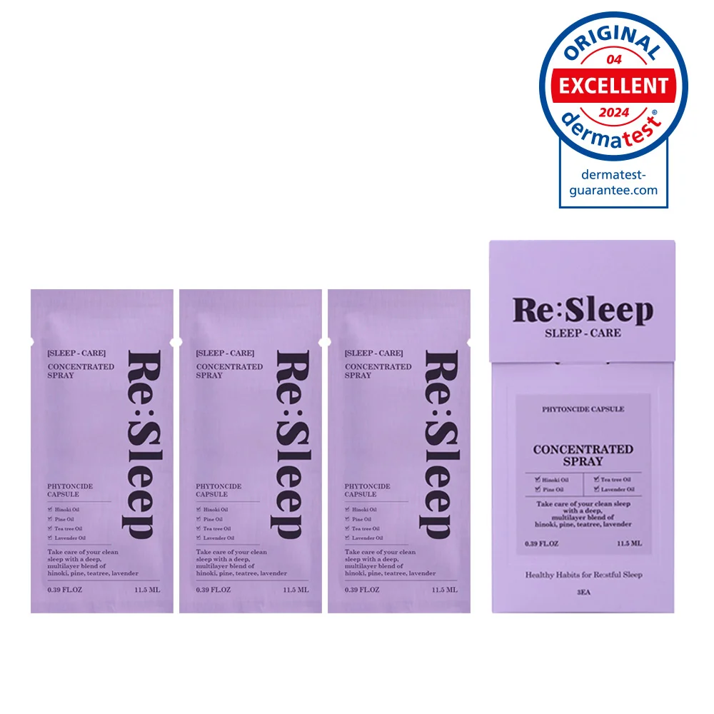 Reesleep Slip 護理 濃縮 噴繪 補充裝 油 膠囊 3件裝 SET
