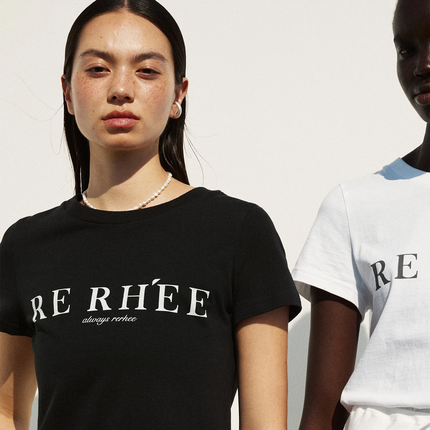 RERHEE COTTON T SHIRT BLACK
