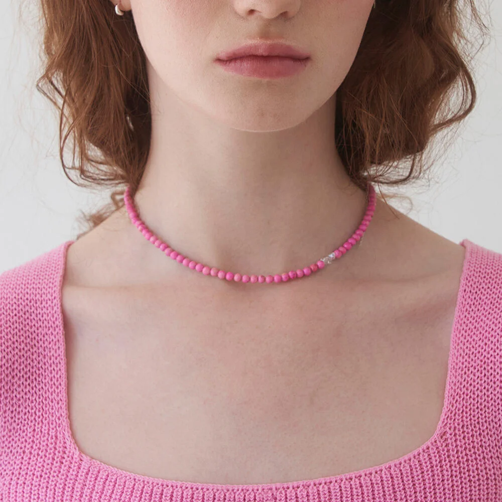 Heart Greenery - Necklace 18 (5colors)
