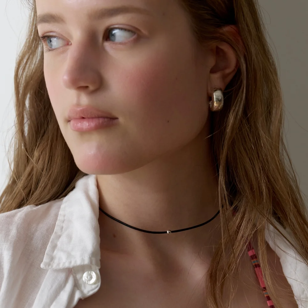 Ball Leather Choker (L262MNK070)