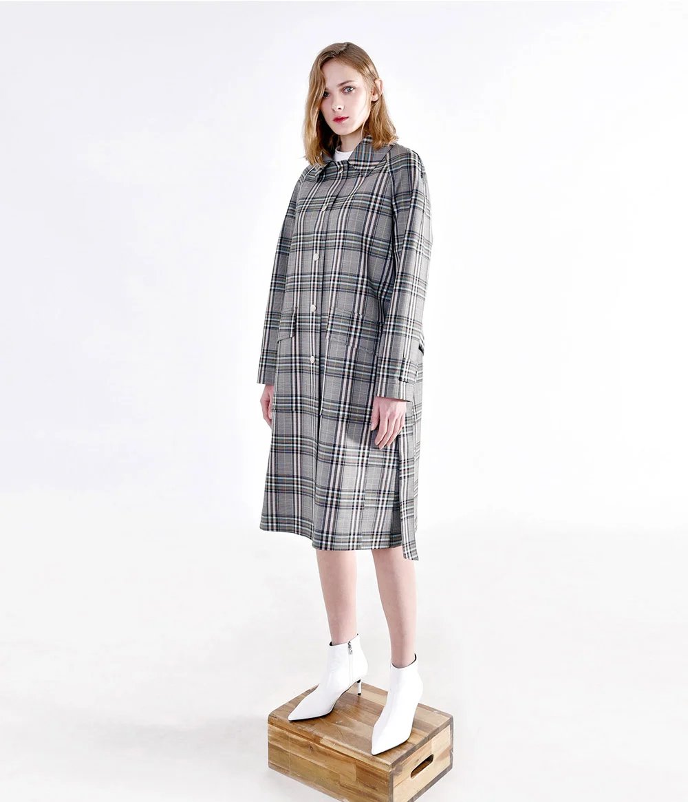 classic mac trench coat GREEN