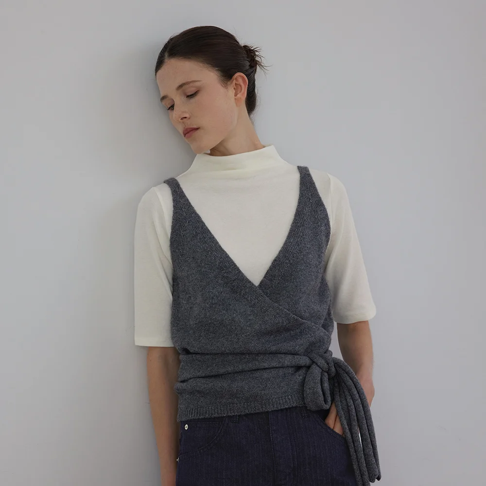 Camisole Layered Knit Bustier