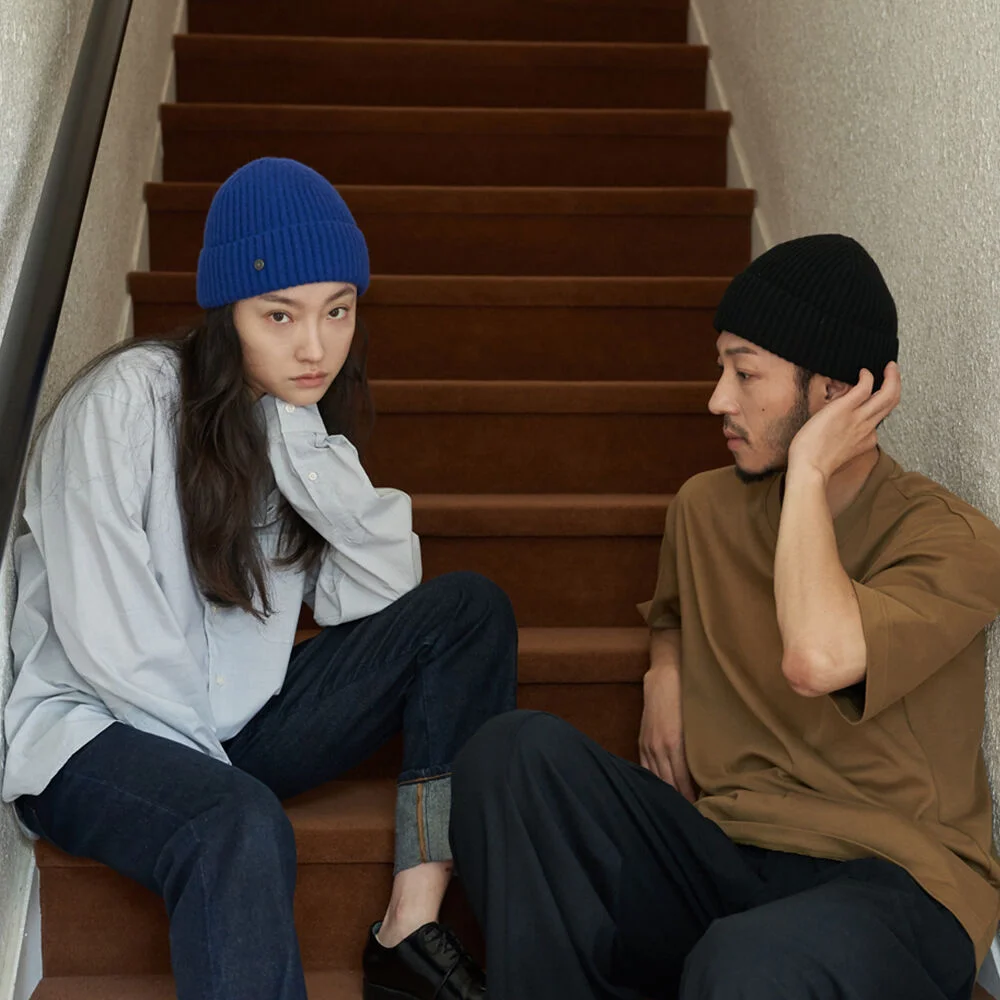 Wool beanie_royal blue (unisex)