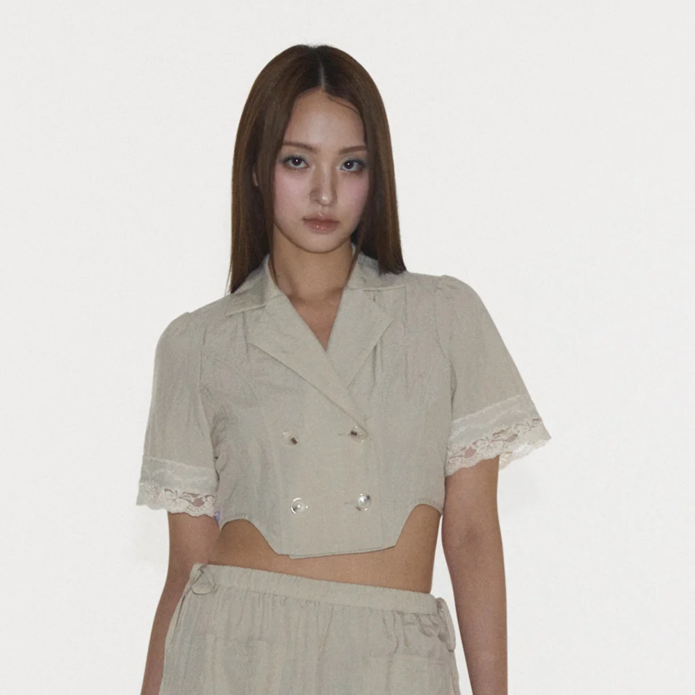 CURVE SHIRT IN BEIGE