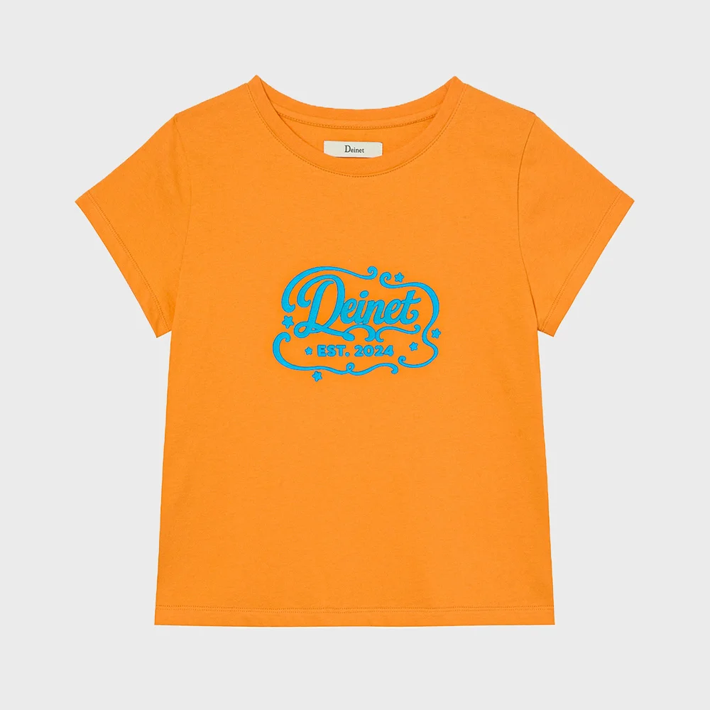 POP COLOR T-SHIRT IN ORANGE