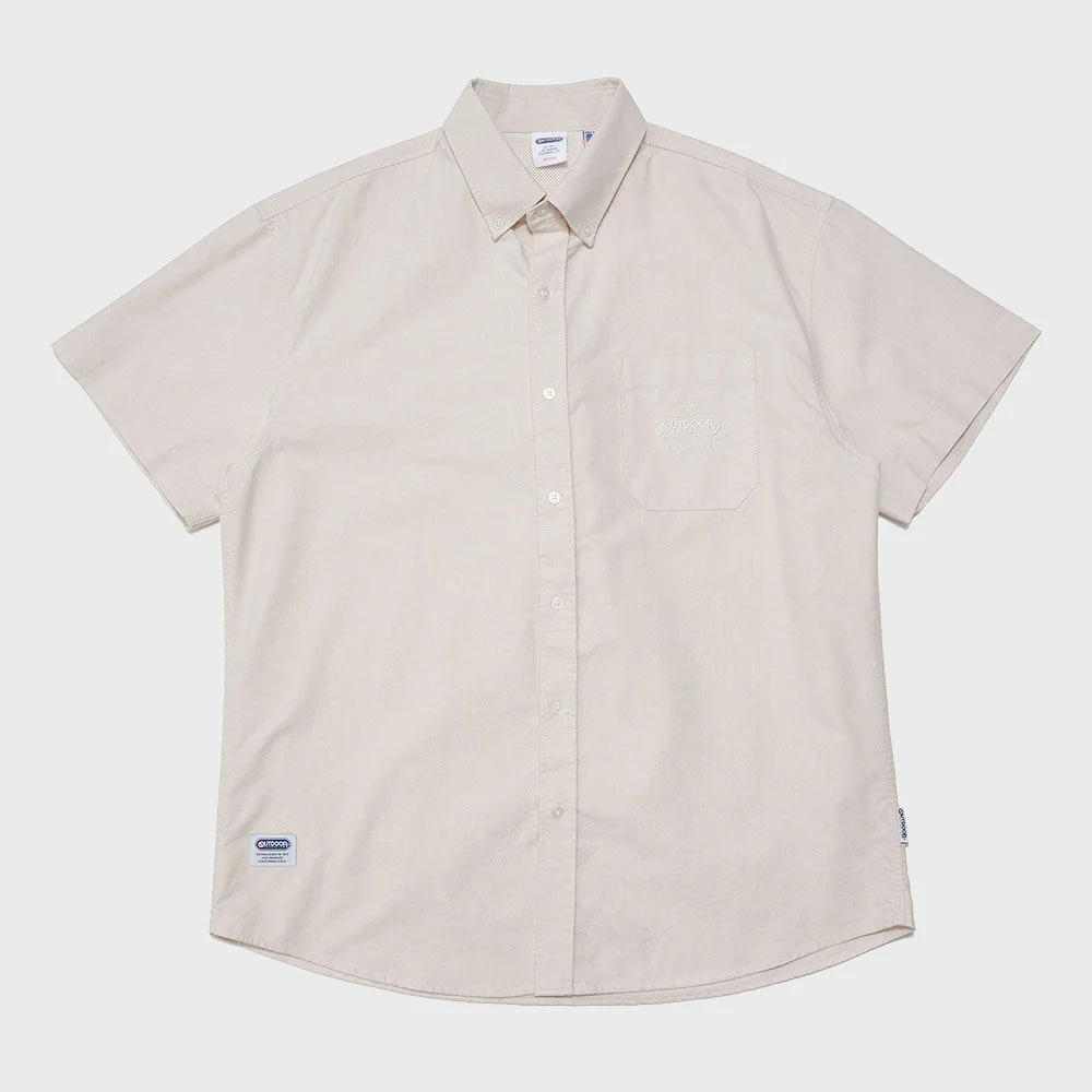牛津布 S/S 襯衫 OXFORD S/S SHIRT / WO136RCSHZ01BE