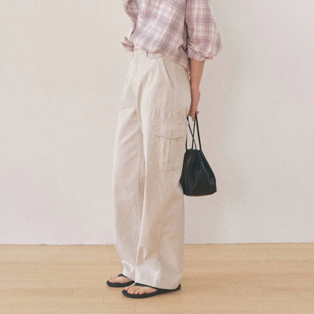 TETTA WASHED PANTS_MIST