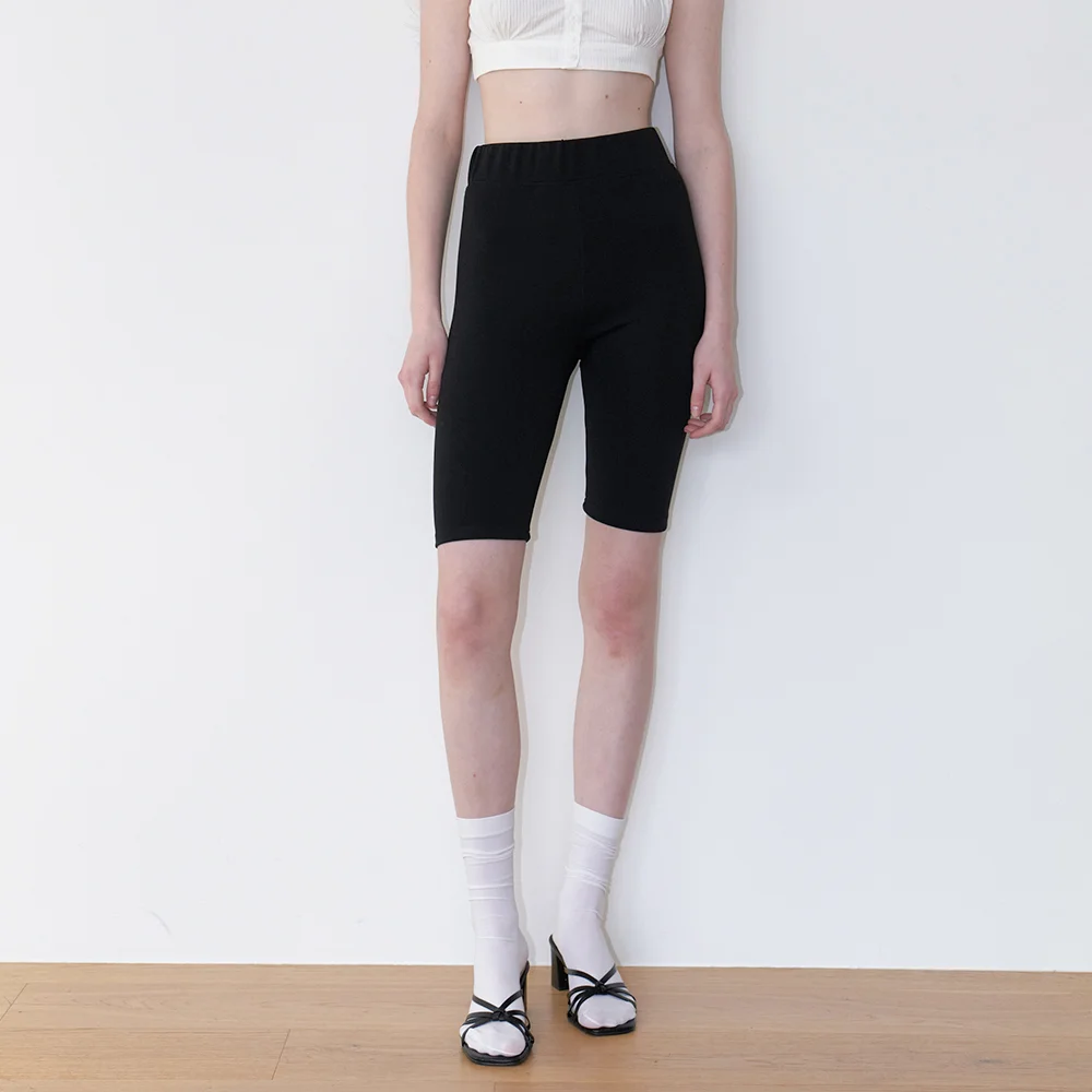 logo biker shorts