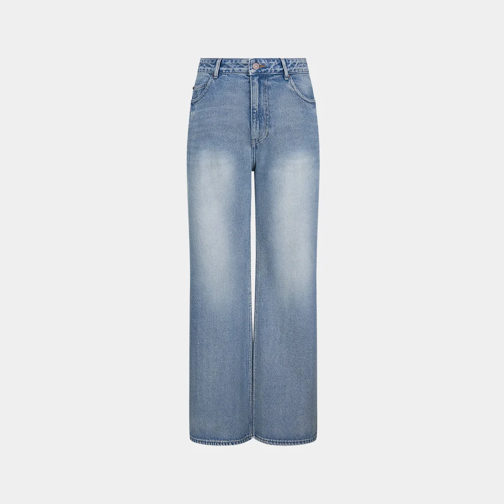 (M) VINTAGE FADED FLARED JEANS - LIGHT BLUE