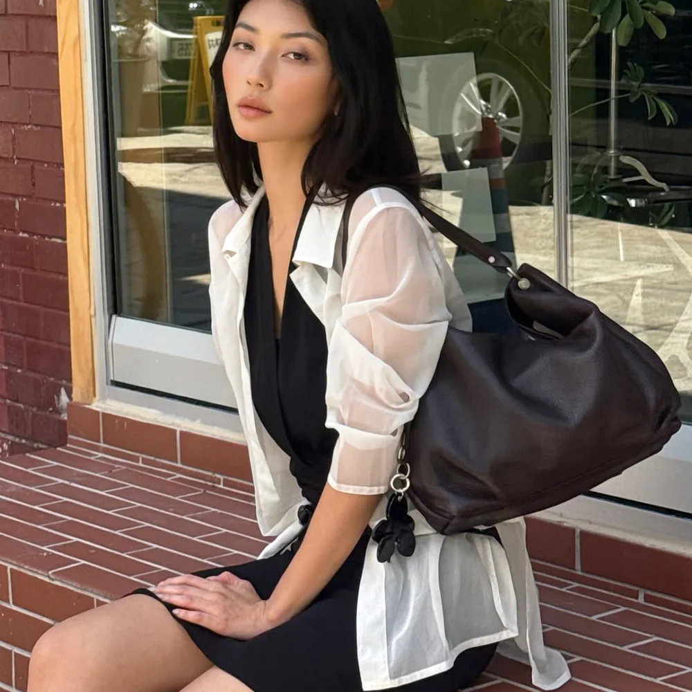 LOG MIDDLE BAG (VINTAGE BROWN)