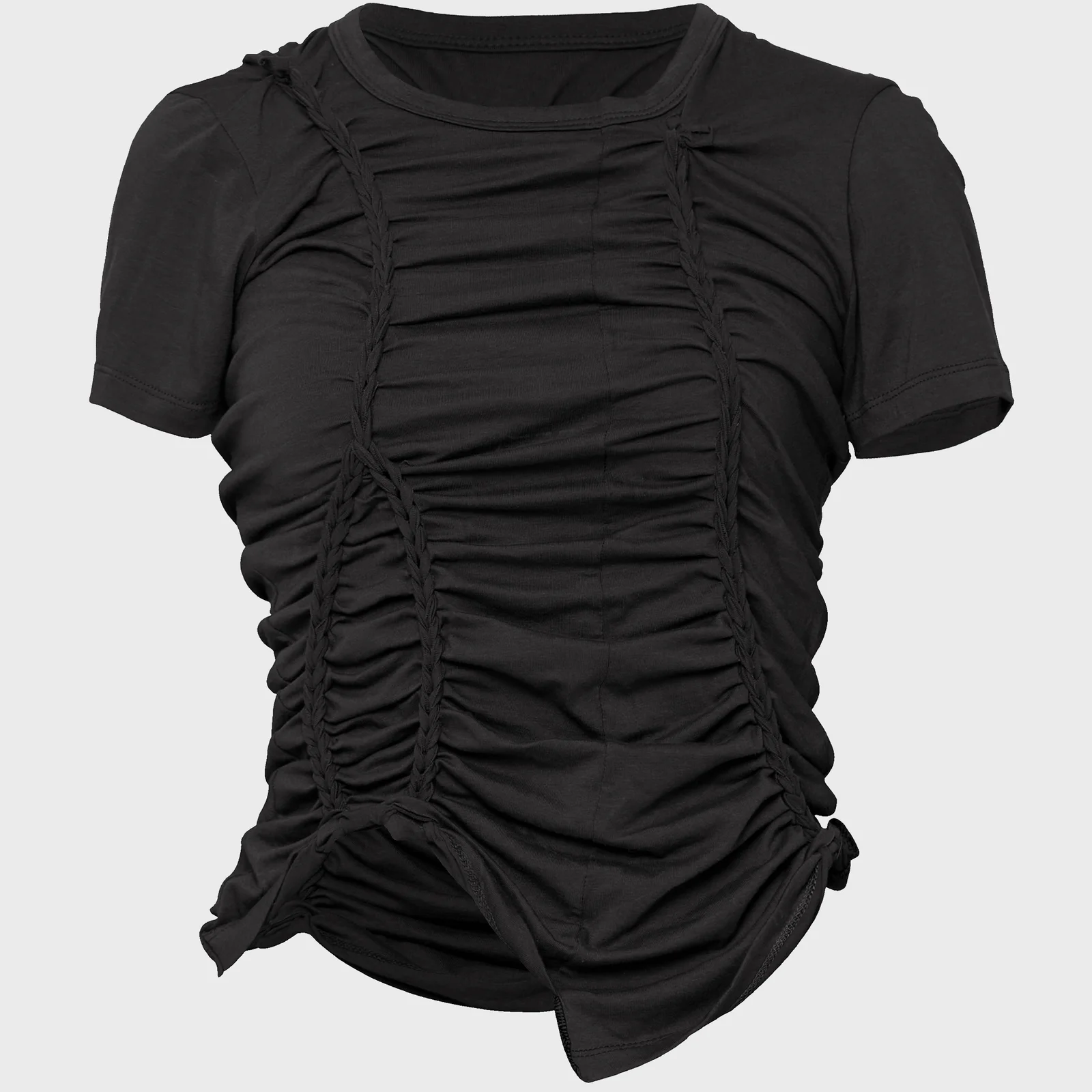 Handmade Twisted T-Shirt (FL-119_Black)