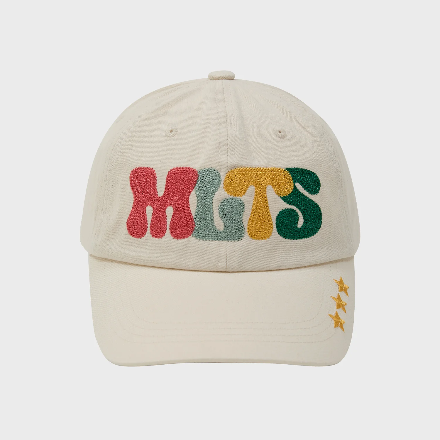 多色 MLTS 棒球帽 象牙色