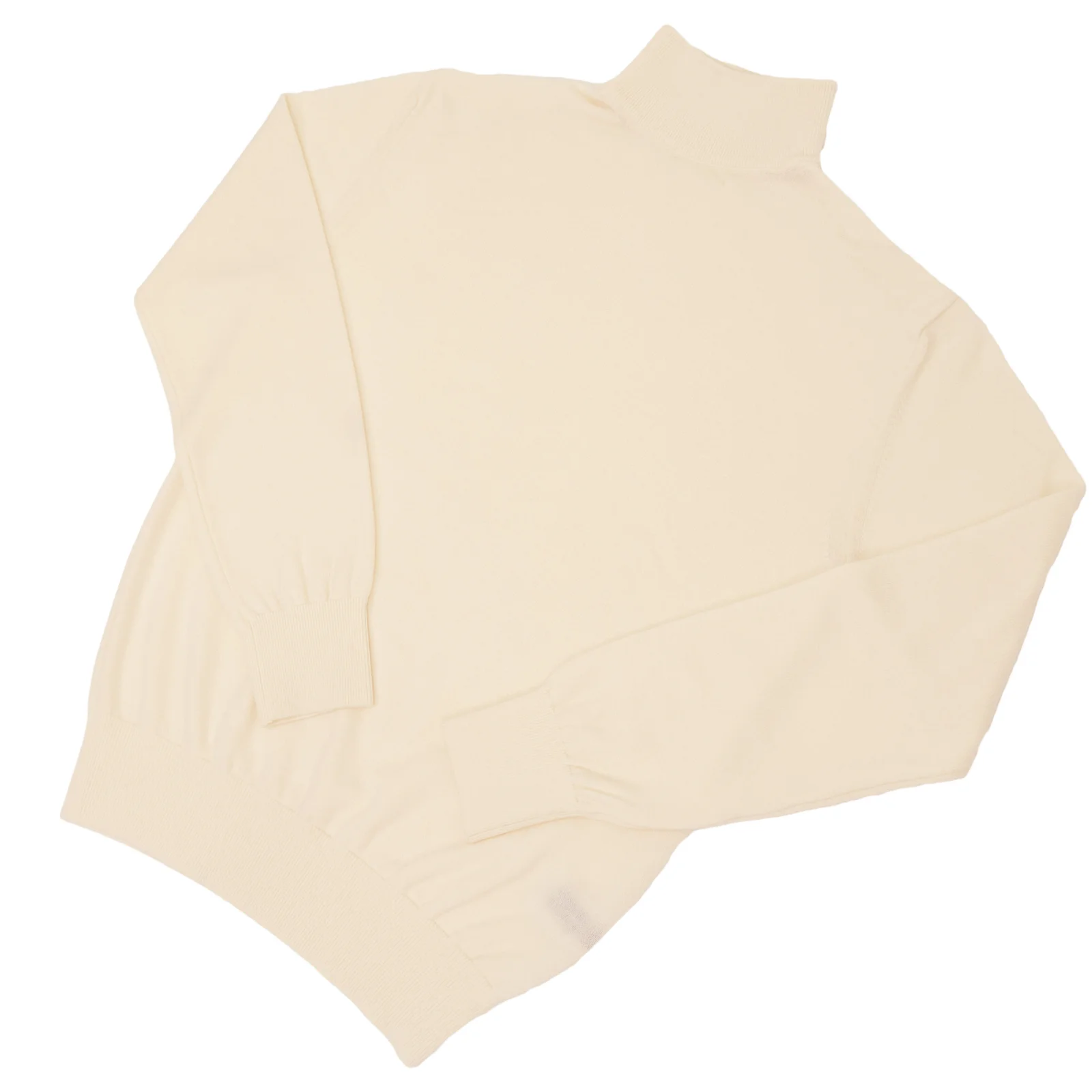 Half Neck Sweater - Ecru (Merino wool 100%)