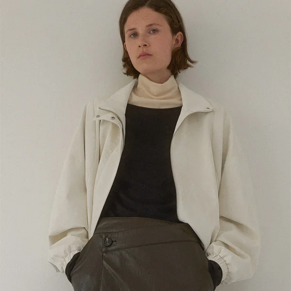 GLOSSY HIGH NECK JUMPER(JP-561)