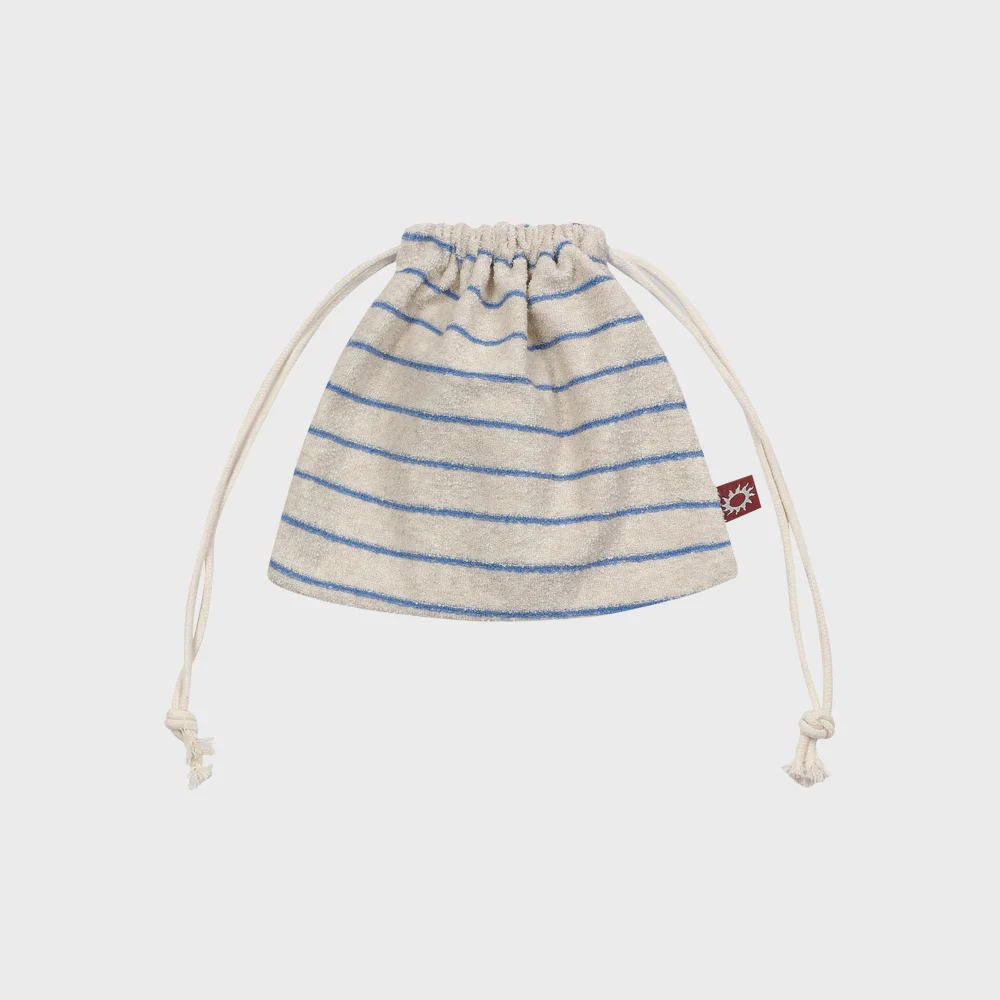 Stripe Pouch Ivory
