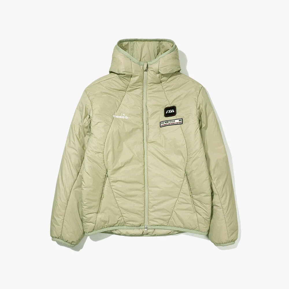 冬季 Pit Crew 布章 羽絨外套 外套 KHAKI