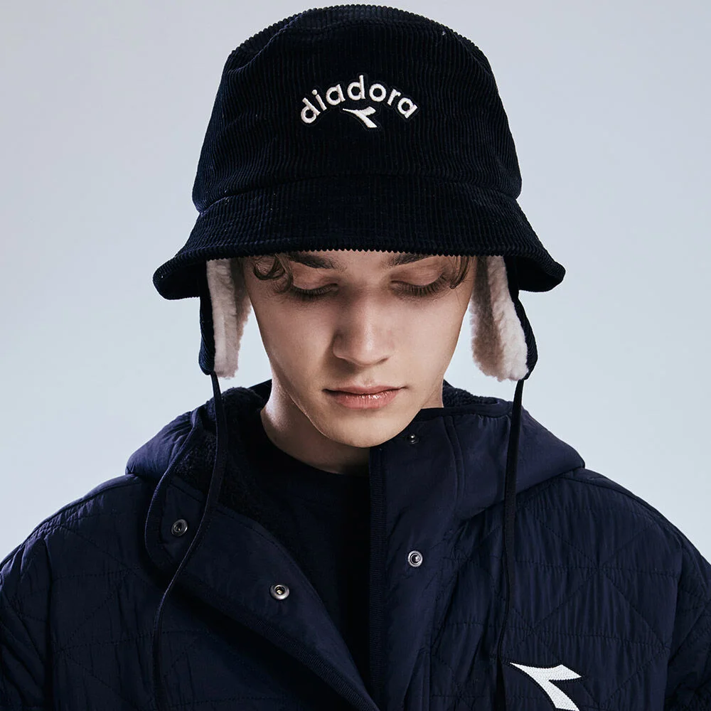 Ear 平底鞋 漁夫帽 BLACK