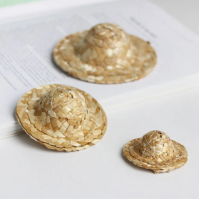 迷你 海草 草帽 5p set (3size)