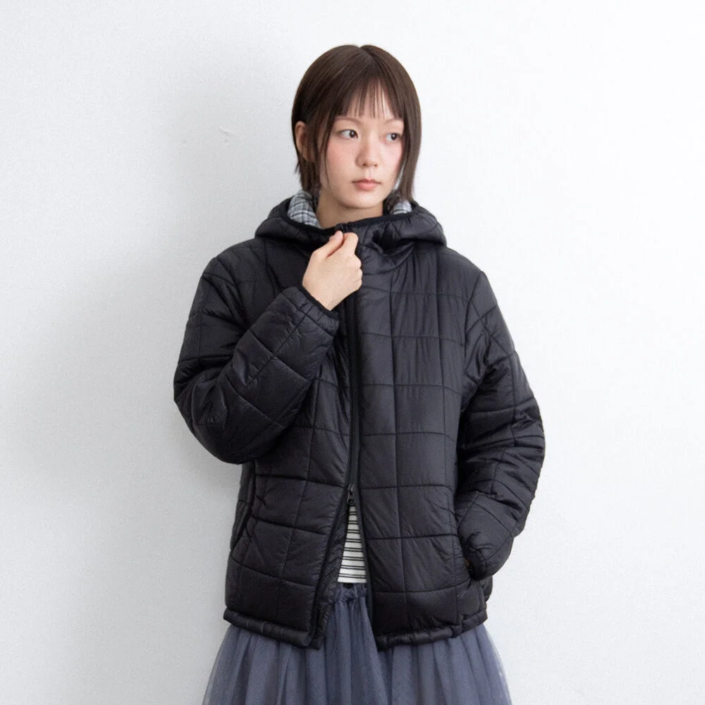 IK HOOD PADDING JACKET_BLACK(IK2FWMB900A)