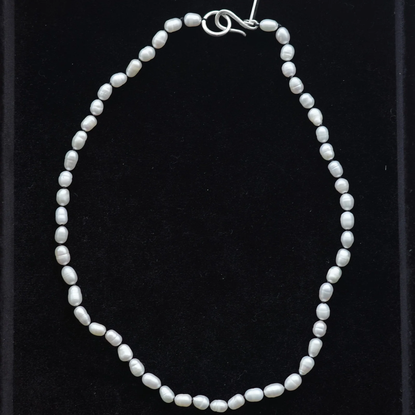 Tied Pearl Necklace