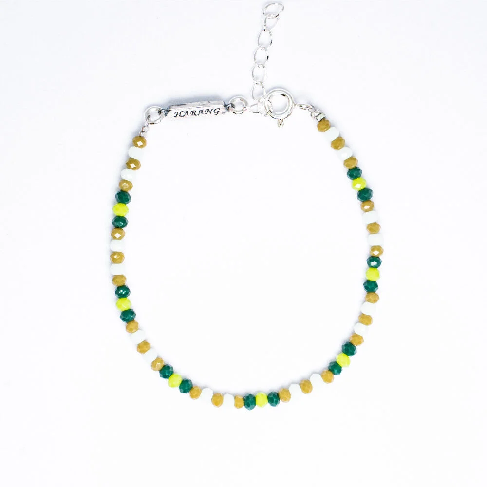 HR 297B_Color Beads Bracelet (Silver 925)