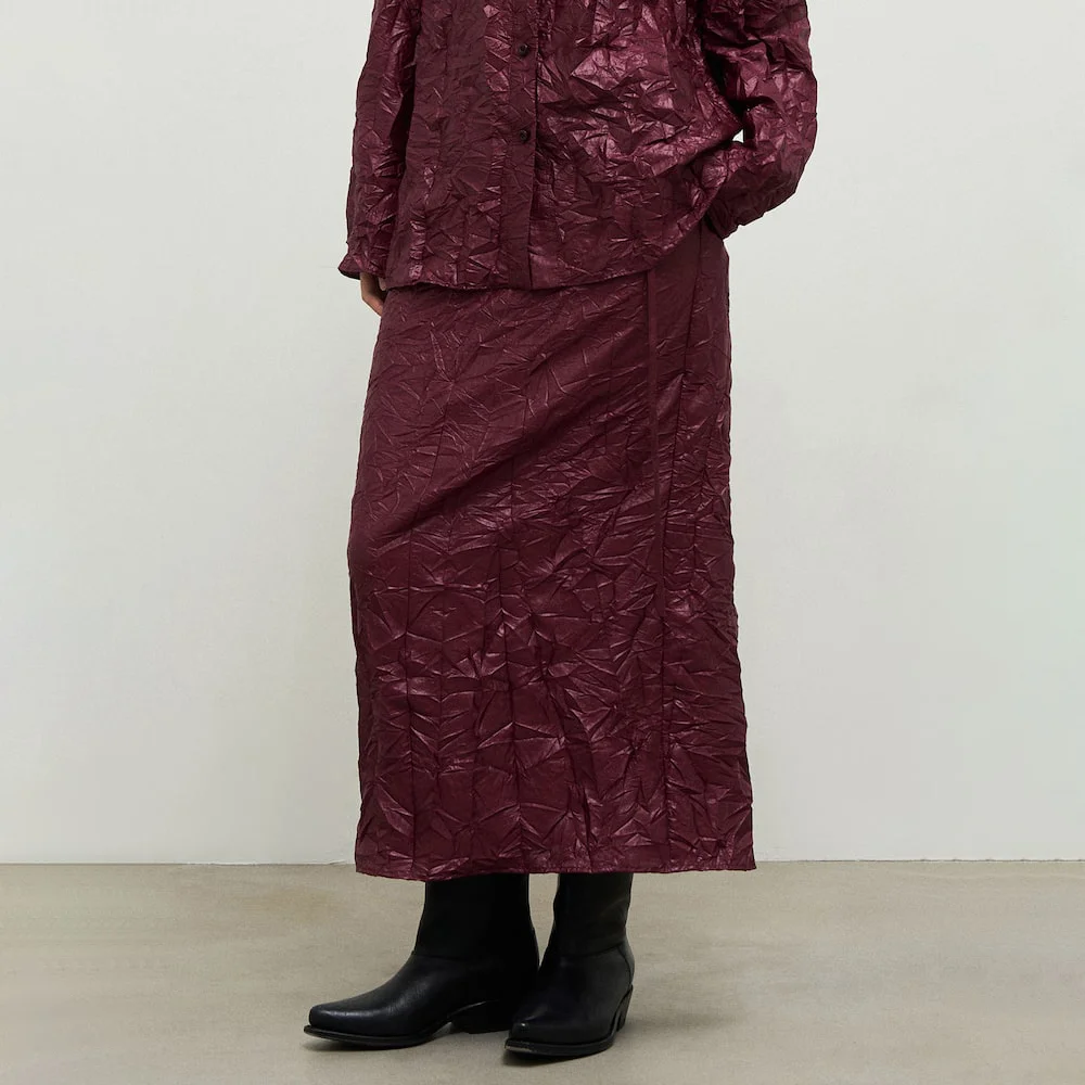 Gelato Wrap Long Skirt Red (AG4727A046)