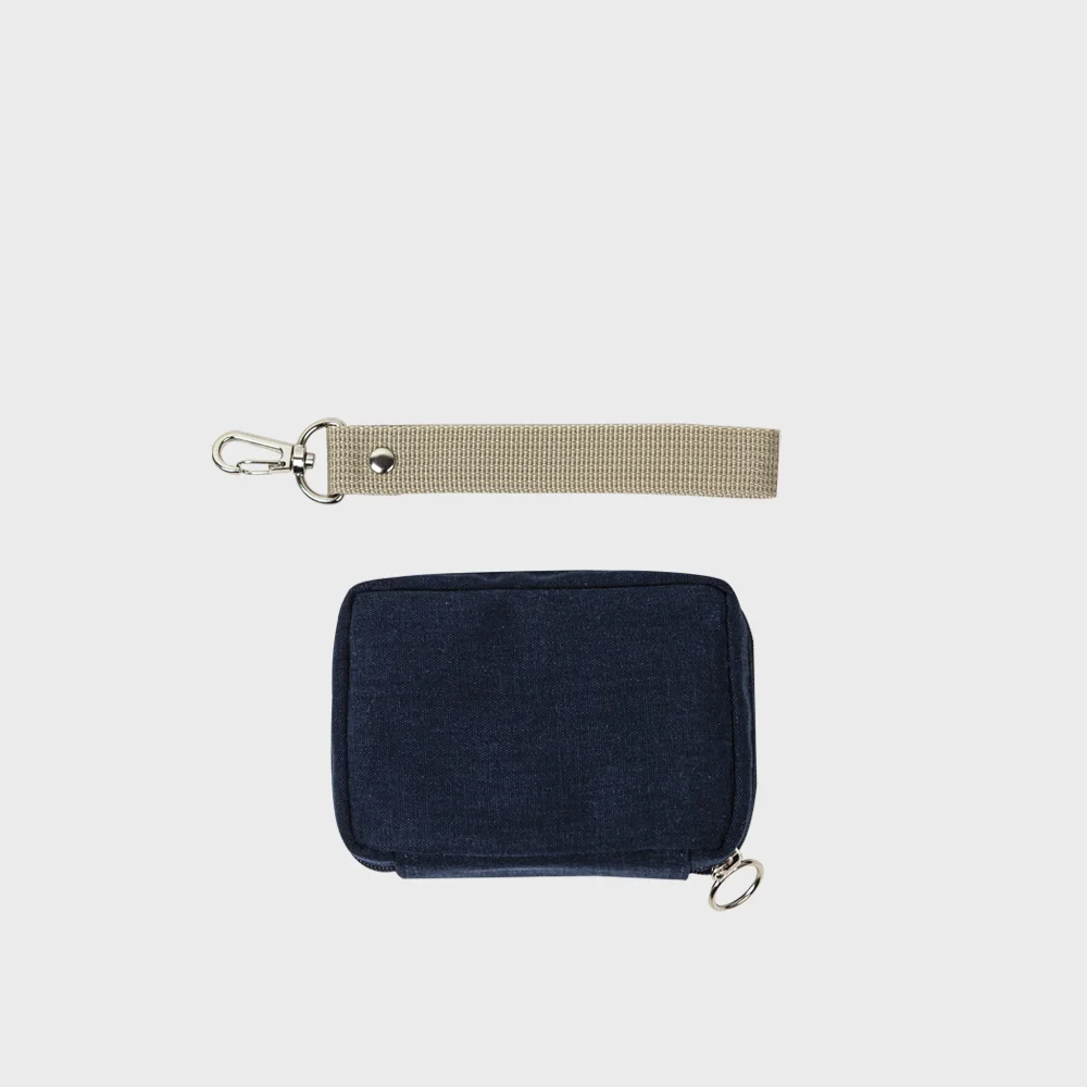MINI STRAP POUCH _ BREEZE (Navy) 迷你 肩帶 化妝袋 _ 微風