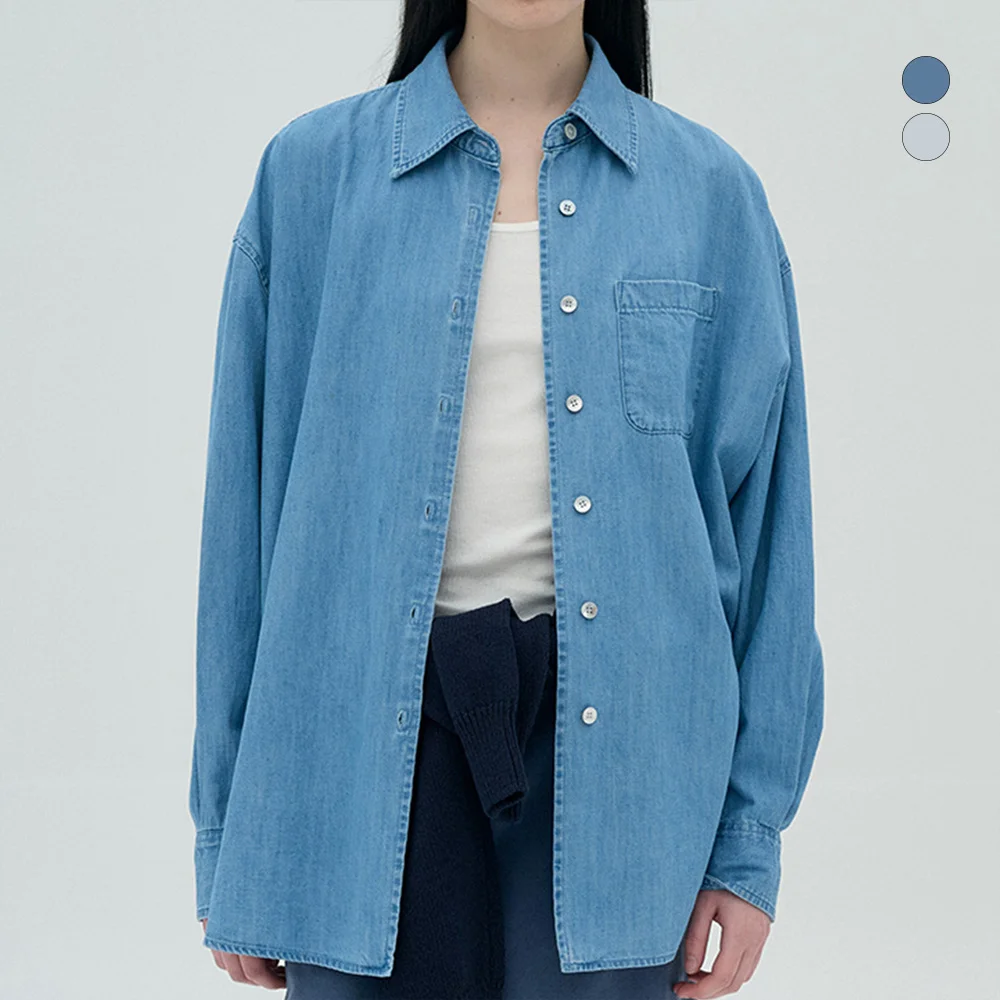 Denim Boxy Shirts_2 color