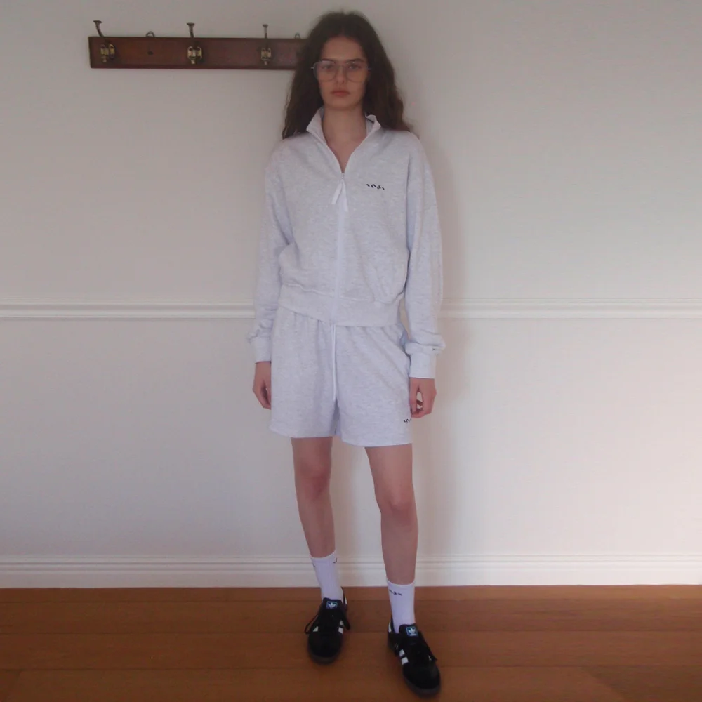 Cotton Sweat Shorts 淺灰色